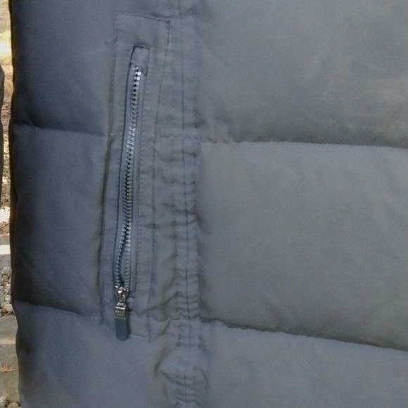 Women's Calvin Klein Duck Down Faux Fur Hooded Puffer Long Jacket Size medium - Picture 2 of 11